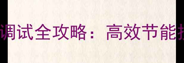 图片 进口威能燃气壁挂炉安装调试全攻略：高效节能技巧与常见故障排除指南1