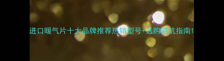 图片 进口暖气片十大品牌推荐热销型号+选购避坑指南1