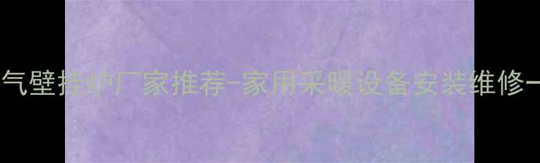 图片 邯郸专业燃气壁挂炉厂家推荐-家用采暖设备安装维修一站式服务1
