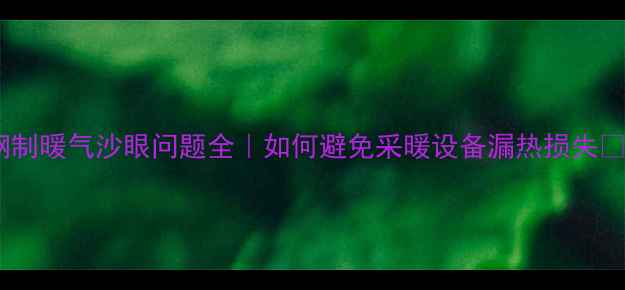 图片 钢制暖气沙眼问题全｜如何避免采暖设备漏热损失🔥1