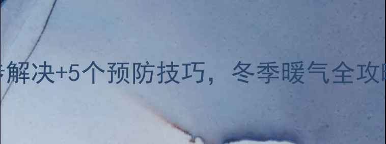 图片 铜铝复合暖气片堵塞了？3步解决+5个预防技巧，冬季暖气全攻略！🔥采暖设备暖气片维修2