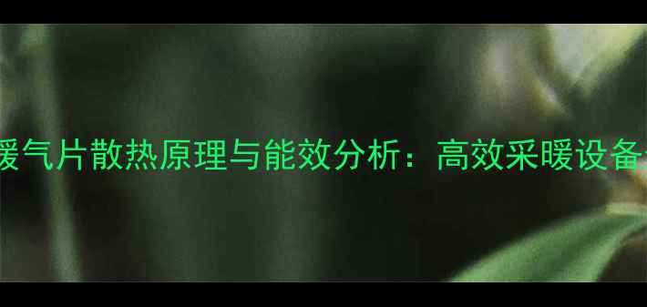 图片 铜铝复合暖气片散热原理与能效分析：高效采暖设备选购指南1