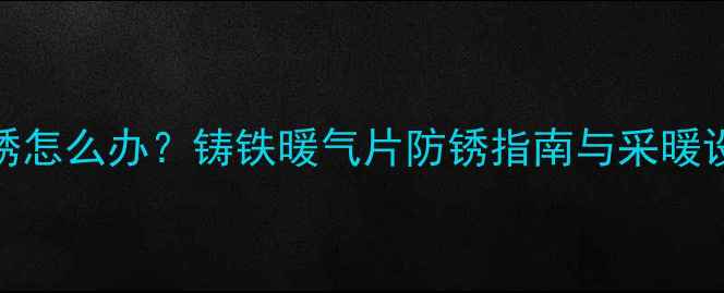 图片 铸铁暖气片生锈怎么办？铸铁暖气片防锈指南与采暖设备选购全攻略