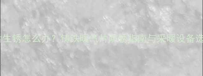 铸铁暖气片生锈怎么办铸铁暖气片防锈指南与采暖设备选购全攻略