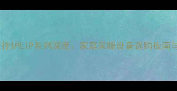 图片 阿里斯顿壁挂炉LIP系列深度：家庭采暖设备选购指南与节能方案2