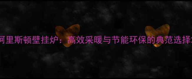 阿里斯顿壁挂炉高效采暖与节能环保的典范选择