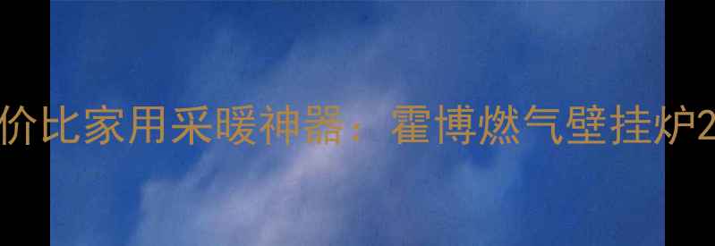 高性价比家用采暖神器霍博燃气壁挂炉245全