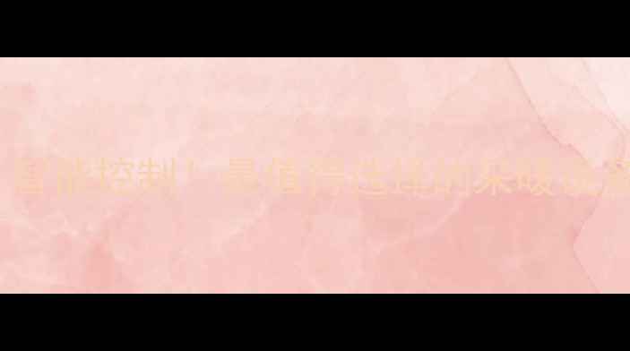 高效节能智能控制最值得选择的采暖设备推荐指南