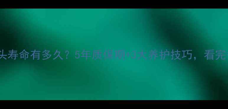 Pert地暖接头寿命有多久5年质保期3大养护技巧看完省心又省钱