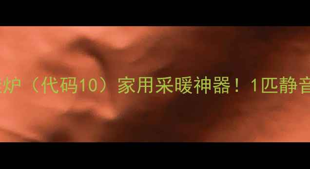 图片 🌟紫荆花壁挂炉（代码10）家用采暖神器！1匹静音节能款全🔥1