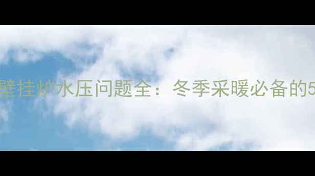 青岛圣威奥壁挂炉水压问题全冬季采暖必备的5大解决方案