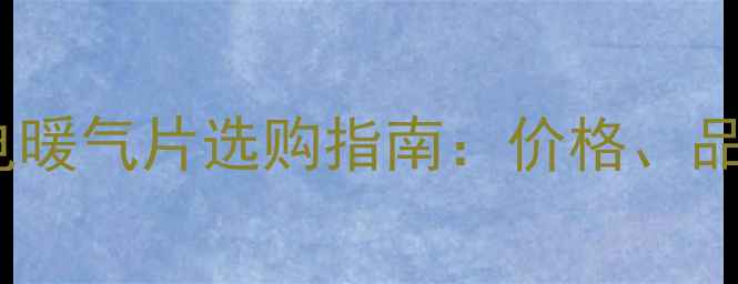 冬天还在用空调冻成狗电暖气片选购指南价格品牌类型全附真实测评