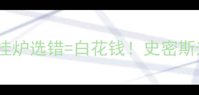 图片 💔南方人过冬真相：壁挂炉选错=白花钱！史密斯升级款A实测报告来了🔥