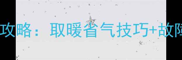 图片 💡国森壁挂炉使用全攻略：取暖省气技巧+故障自查，新手必看！1