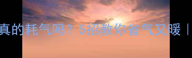 图片 💡地暖温度起来后真的耗气吗？5招教你省气又暖｜采暖设备避坑指南