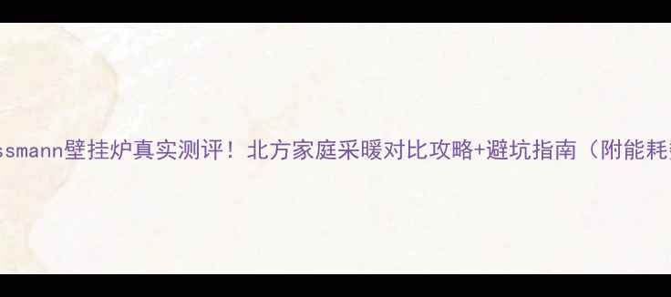 图片 🔥Viessmann壁挂炉真实测评！北方家庭采暖对比攻略+避坑指南（附能耗数据）