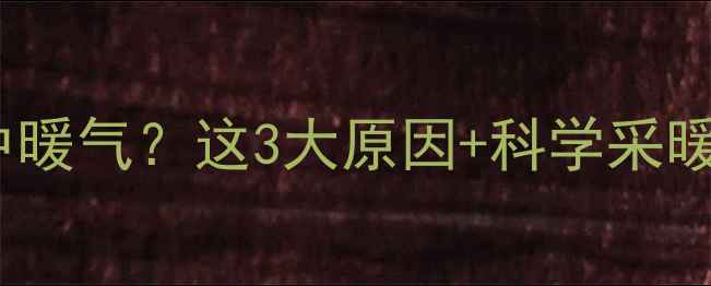 图片 🔥上海为什么没有集中暖气？这3大原因+科学采暖方案，过冬不焦虑！1