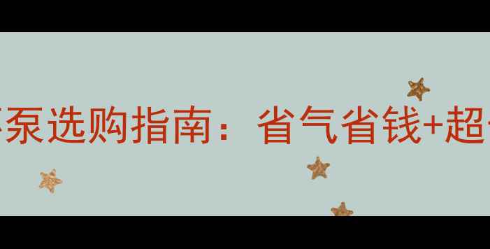 图片 🔥乐天燃气壁挂炉循环泵选购指南：省气省钱+超长质保，采暖设备推荐
