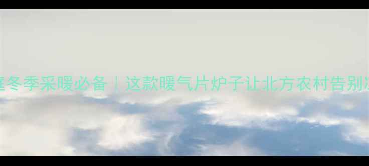 图片 🔥农村家庭冬季采暖必备｜这款暖气片炉子让北方农村告别冻脚寒冬！