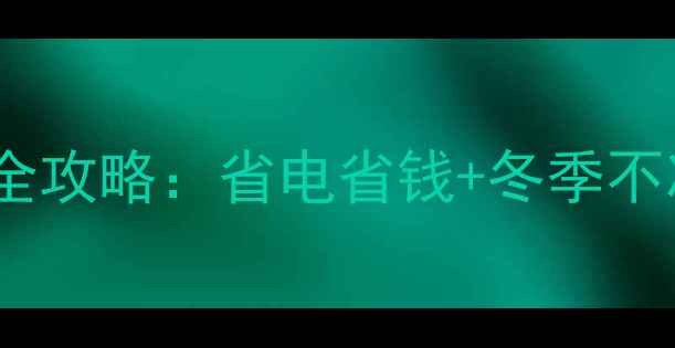 图片 🔥壁挂炉地暖循环泵加装全攻略：省电省钱+冬季不冻管！小白必看实操指南1