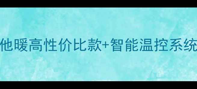 壁挂炉推荐倍他暖高性价比款智能温控系统节能恒温全攻略