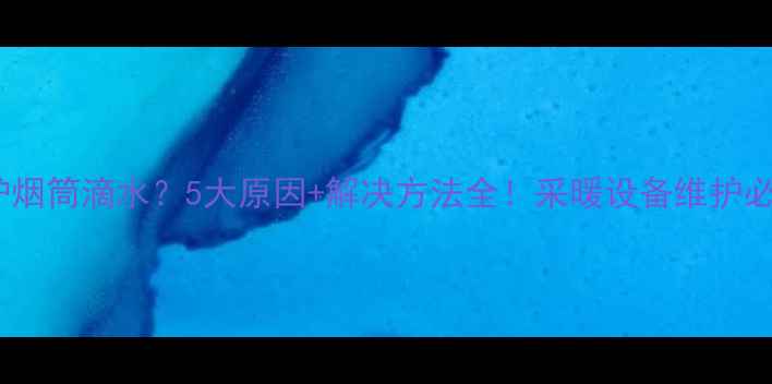 壁挂炉烟筒滴水5大原因解决方法全采暖设备维护必看干货