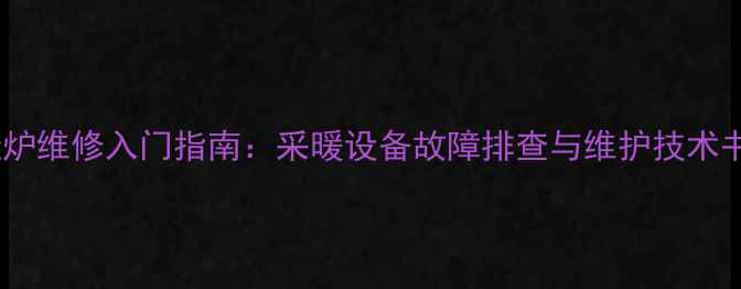 壁挂炉维修入门指南采暖设备故障排查与维护技术书籍