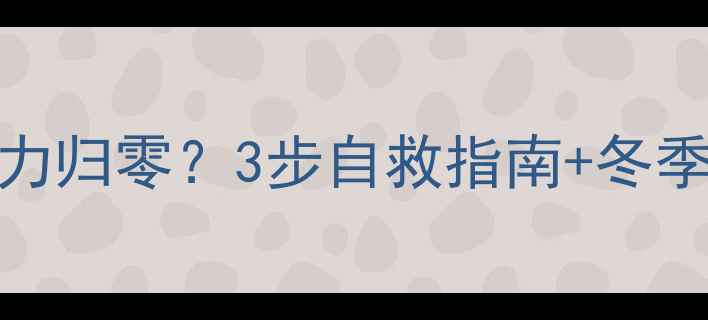 图片 🔥威能壁挂炉压力归零？3步自救指南+冬季不供暖全攻略🔥