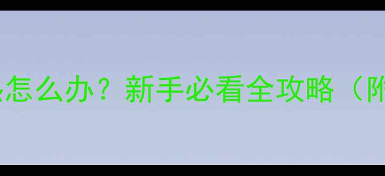 图片 🔥威能壁挂炉热水不热怎么办？新手必看全攻略（附故障排查+节能技巧）