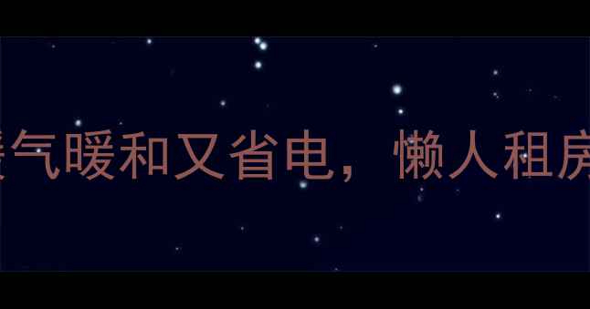 图片 🔥实测！这5款电暖气暖和又省电，懒人租房办公室必备清单！