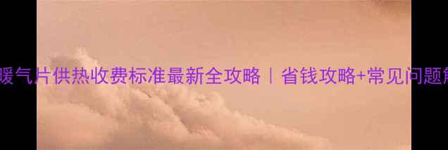 日照暖气片供热收费标准最新全攻略省钱攻略常见问题解答