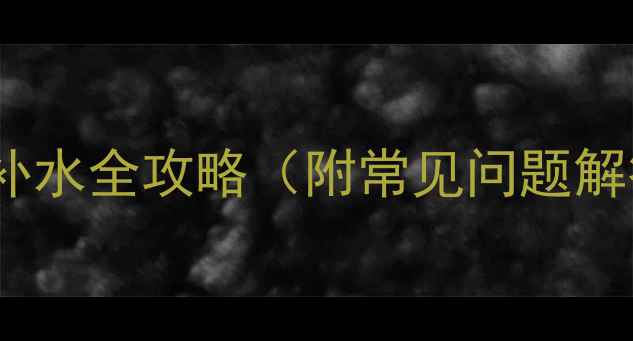 暖气不热别慌热水炉补水全攻略附常见问题解答集中供暖地暖必看
