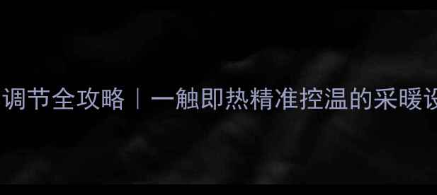 图片 🔥暖气片温度调节全攻略｜一触即热精准控温的采暖设备选购指南1