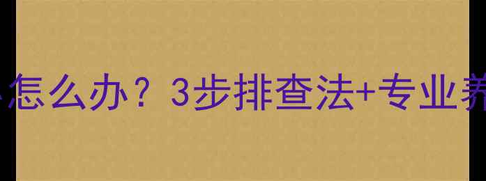 图片 🔥暖气进水与回水温差小怎么办？3步排查法+专业养护指南（附图文教程）1