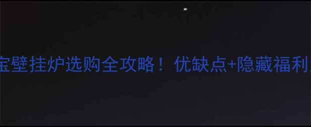 图片 🔥欧德宝壁挂炉选购全攻略！优缺点+隐藏福利大公开1