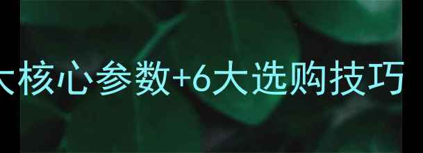 燃气壁挂炉参数全5大核心参数6大选购技巧附能效防冻噪音对比