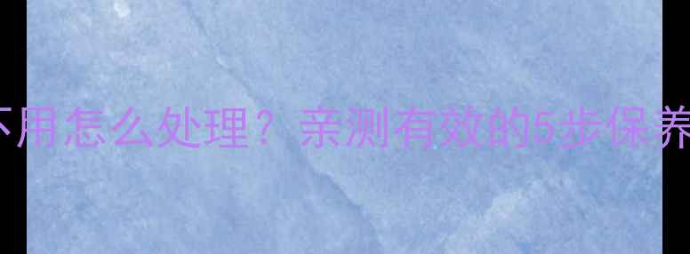 燃气壁挂炉长期不用怎么处理亲测有效的5步保养法省电又安全