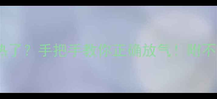 图片 🔥老式铝制暖气片不热了？手把手教你正确放气！附不热原因+维修全攻略🔥