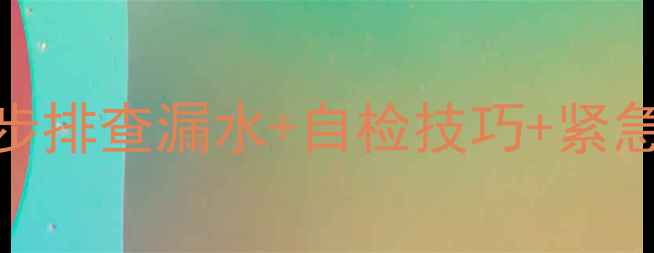 老房暖气试水全攻略3步排查漏水自检技巧紧急处理指南附视频教程