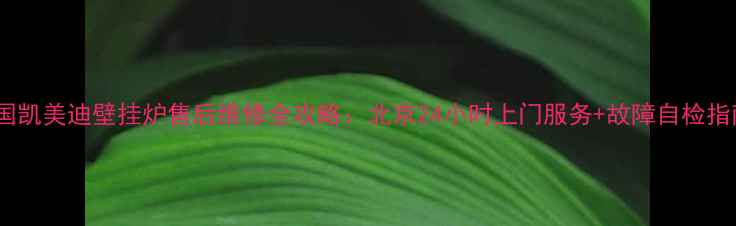图片 🔥英国凯美迪壁挂炉售后维修全攻略：北京24小时上门服务+故障自检指南🔥1