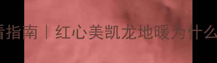 贵阳地暖安装必看指南红心美凯龙地暖为什么成高端家庭首选