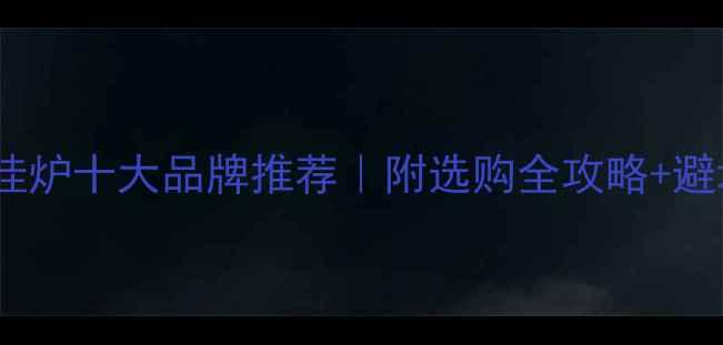 图片 🔥进口壁挂炉十大品牌推荐｜附选购全攻略+避坑指南🔥1